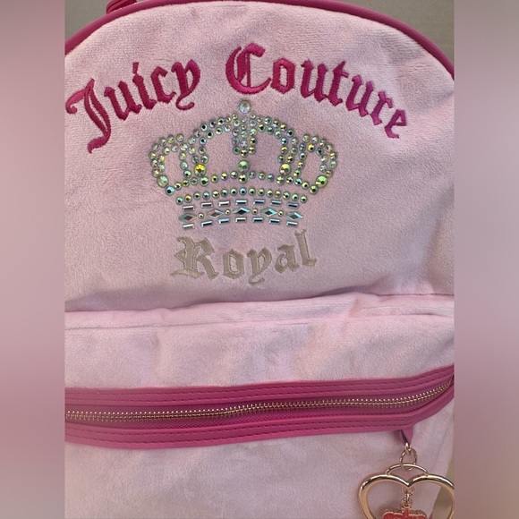 Juicy Couture Pink backpack Bag with Heart Charm New main image 9